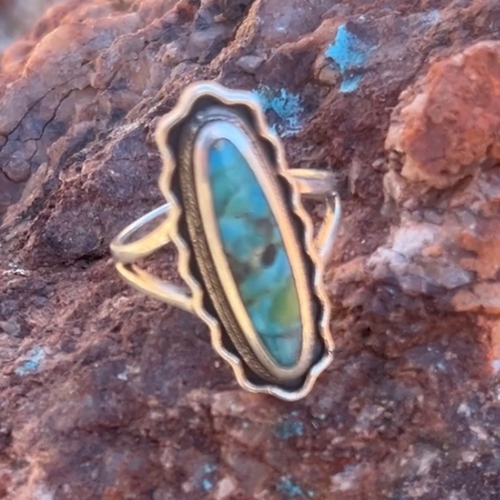 Silver and Turquoise Ring